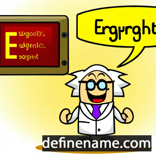 cartoon of the name Ecgberht