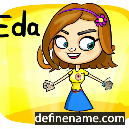 Edina cartoon