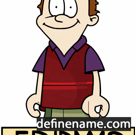 cartoon of the name Edmunds