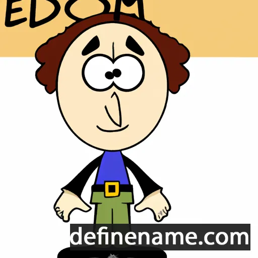 cartoon of the name Edom