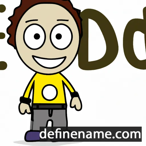 cartoon of the name Edu