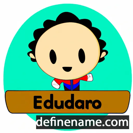 cartoon of the name Eduardo