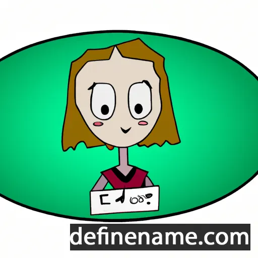 cartoon of the name Edurne