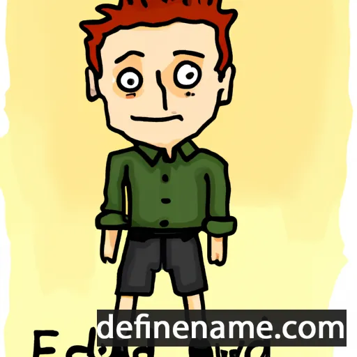 cartoon of the name Edward