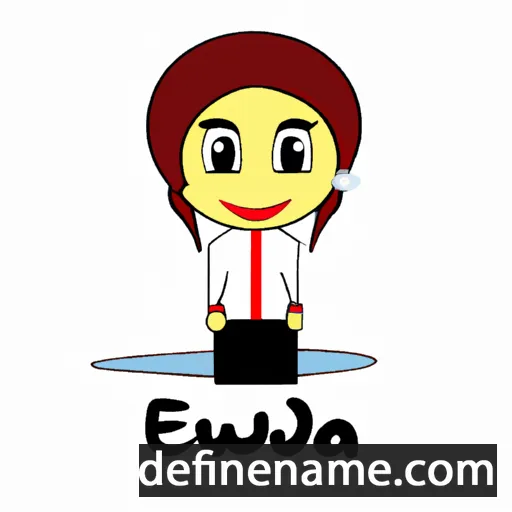 cartoon of the name Edweena