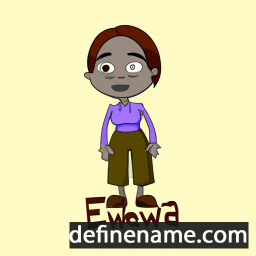 Edwena cartoon