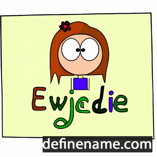 cartoon of the name Edwige