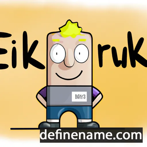 cartoon of the name Eerikki