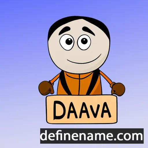 Dávdna cartoon