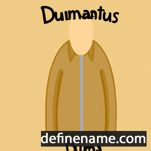 cartoon of the name Daumantė