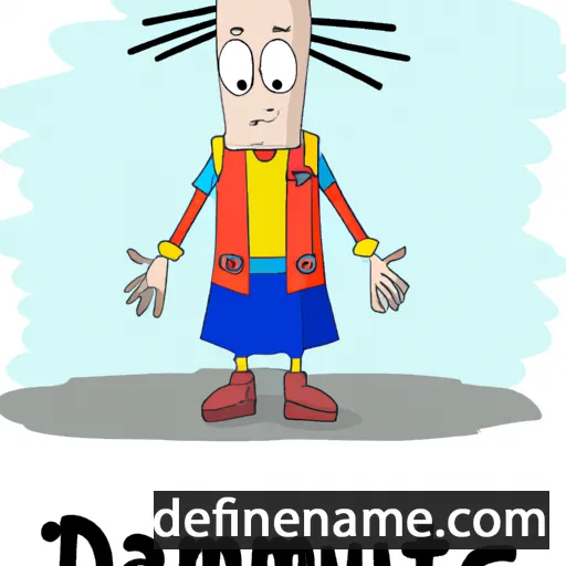 cartoon of the name Daumintė