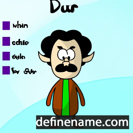 cartoon of the name Daur