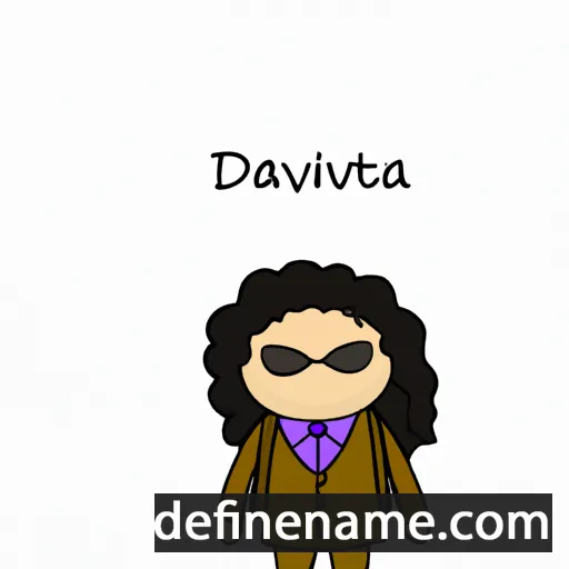 cartoon of the name Davenia