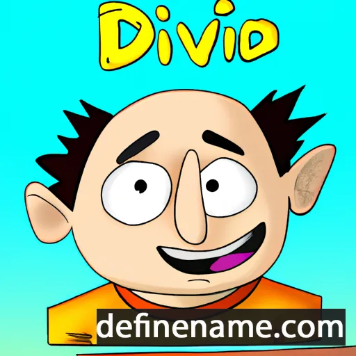 cartoon of the name Daviddi