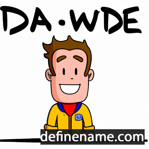 cartoon of the name Dawie