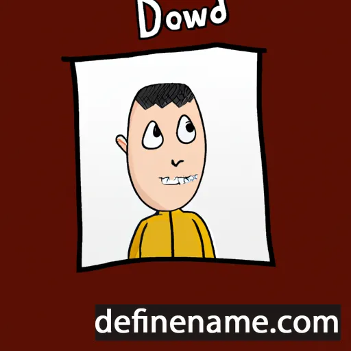 cartoon of the name Dawoud