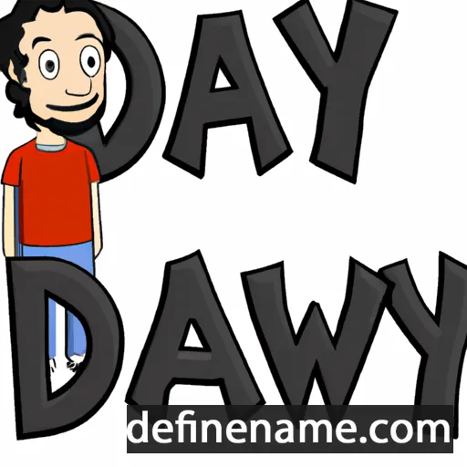 cartoon of the name Dawy