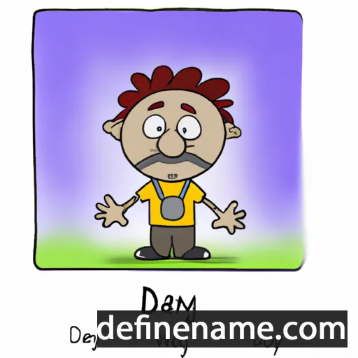 cartoon of the name Dawyd