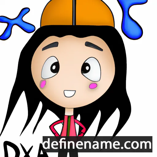 cartoon of the name Daxia