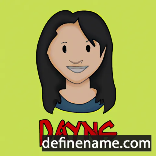 cartoon of the name Dayang