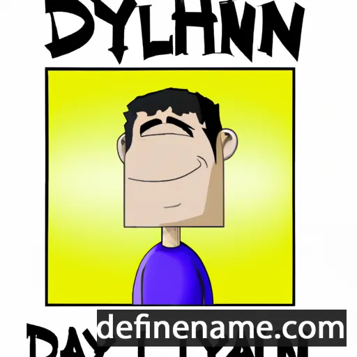 cartoon of the name Daylin