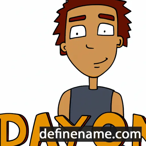 cartoon of the name Daylon