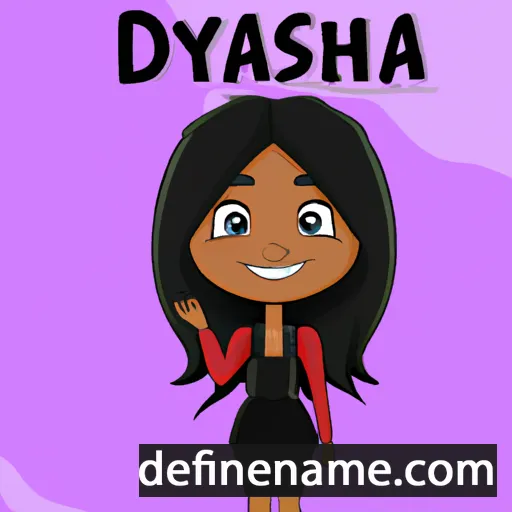 cartoon of the name Daysha