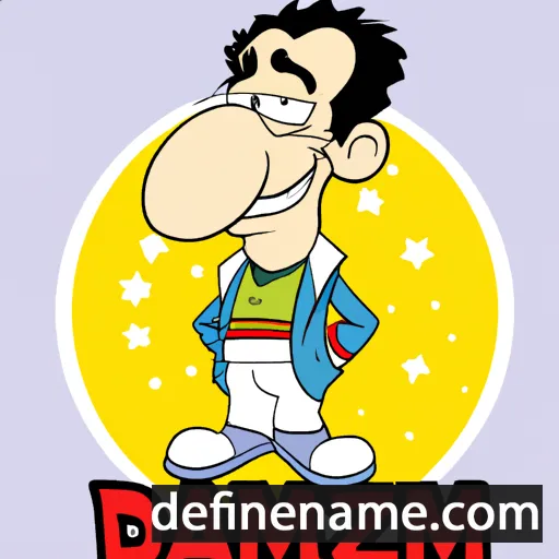 cartoon of the name Dazmir