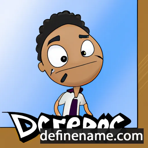 cartoon of the name Dédric