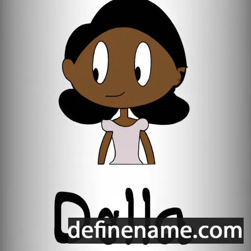 cartoon of the name Déla