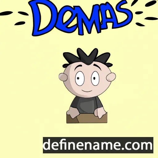 cartoon of the name Démas