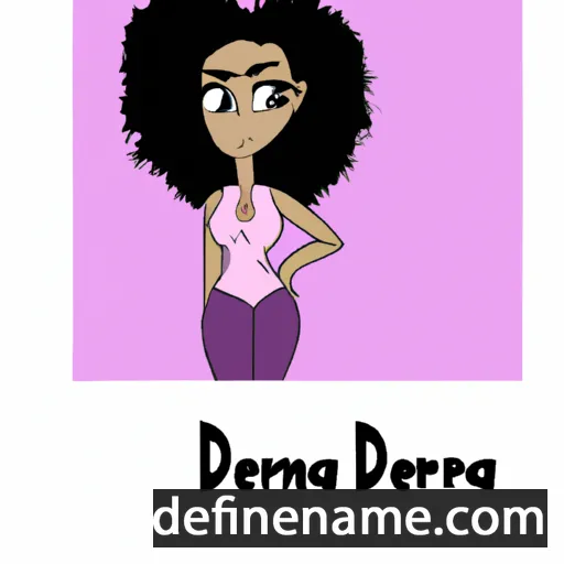 Deandra cartoon