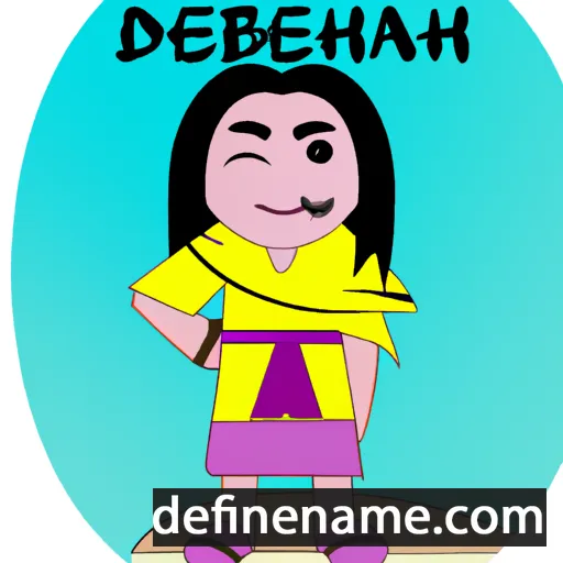 cartoon of the name Debanhi