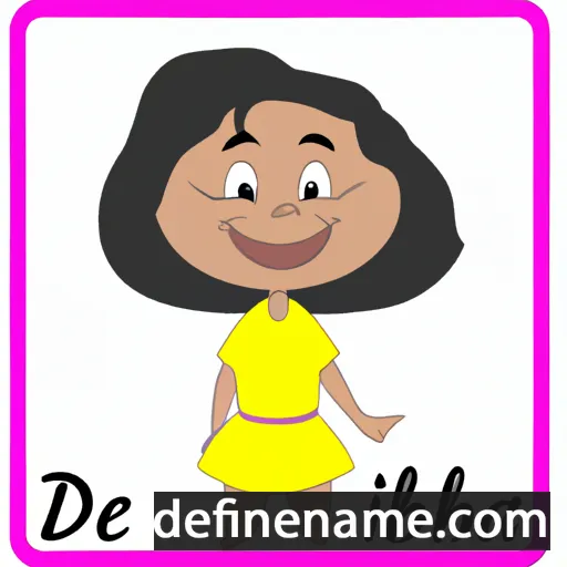 Debinha cartoon