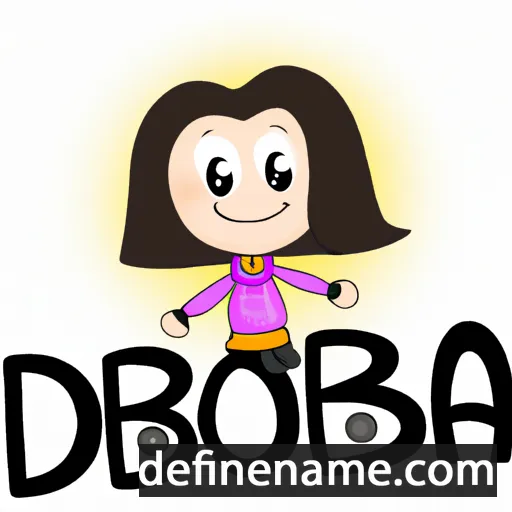 cartoon of the name Debóra