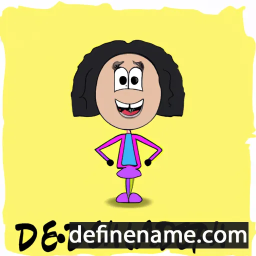 cartoon of the name Debroah