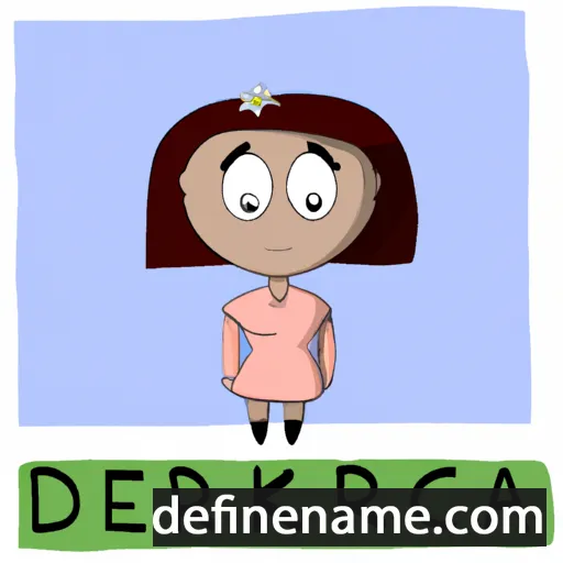 Dederika cartoon