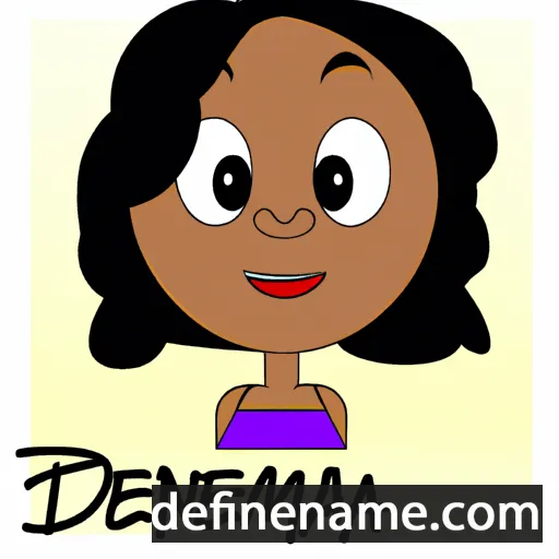 cartoon of the name Deeanna