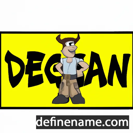 cartoon of the name Deegan