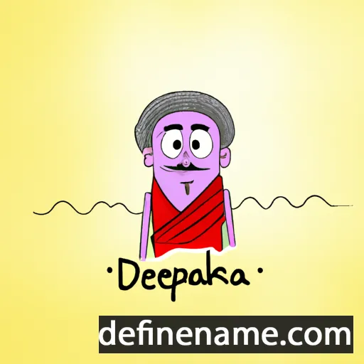 cartoon of the name Deepakraja