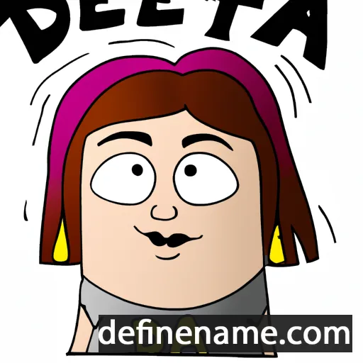 Deeta cartoon