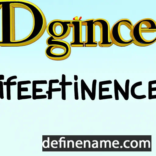 cartoon of the name Defiance