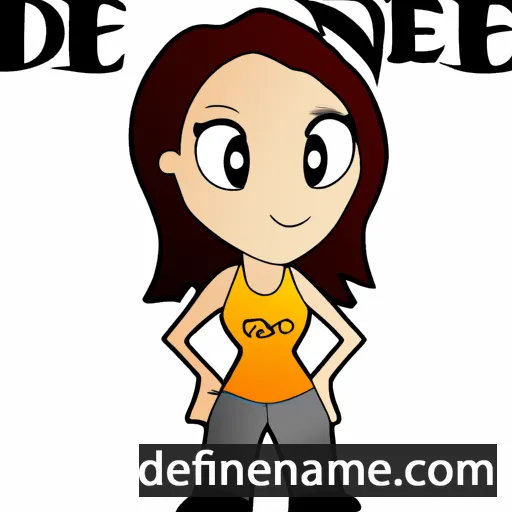 cartoon of the name Deiene