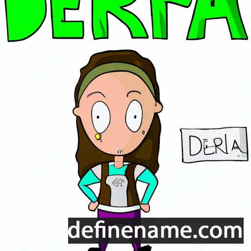 Deirdra cartoon