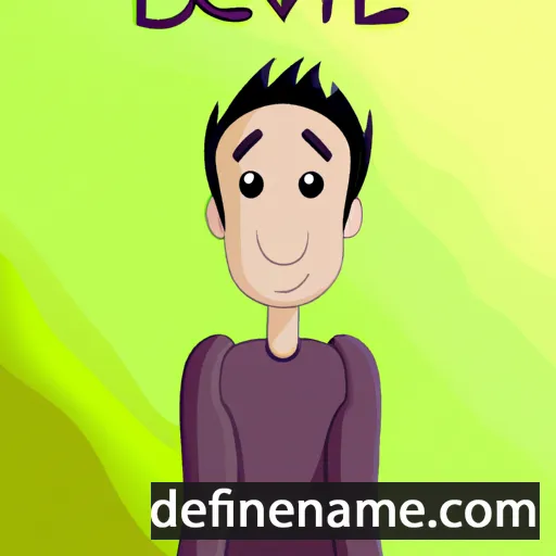 cartoon of the name Deivi