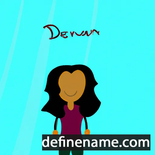 cartoon of the name Dejanai