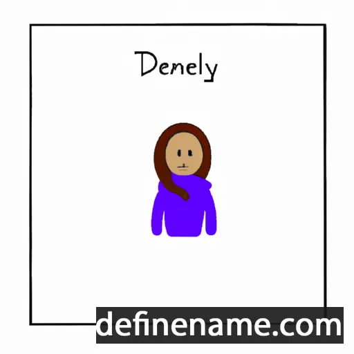 cartoon of the name Delancey