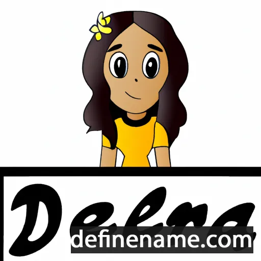 cartoon of the name Delara