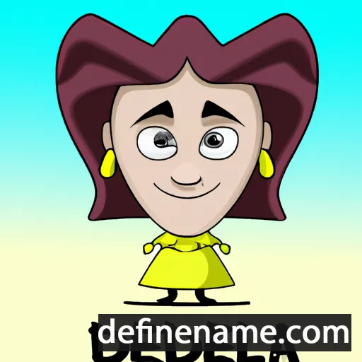 cartoon of the name Delenda