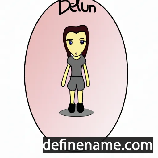 cartoon of the name Delenn